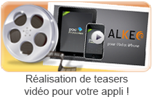 R&eacute;alisation de teasers vid&eacute;o pour votre appli !